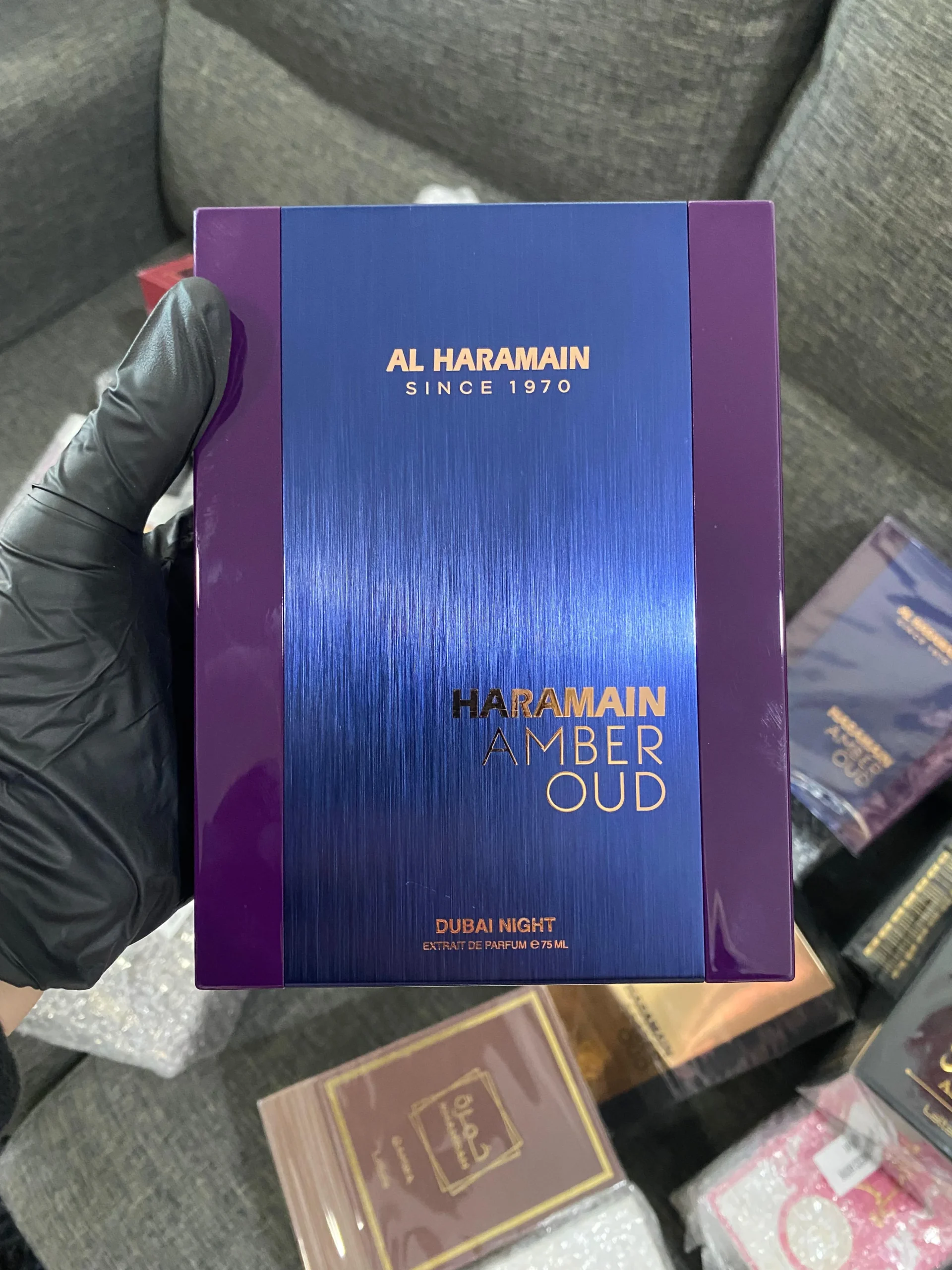 AL HARAMAIN Amber Oud gold Dubai Nigth DECANT 5ML - Imagen 3